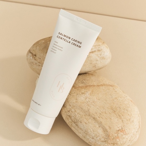 HEVEBLUE - Salmon Caring Centella Cream, 100ml - regenerująco-nawilżający krem do twarzy