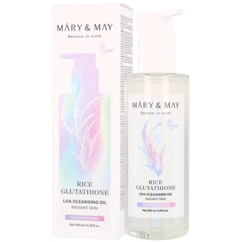 Mary&May - Rice Glutathione LHA Cleansing Oil, 200 ml - olejek do demakijażu