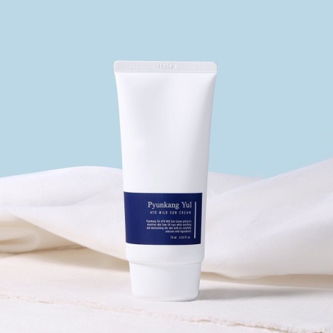 Pyunkang Yul ATO Mild Sun Cream SPF50 PA+++++ 75ml - Krem z filtrem dla skóry wrażliwej