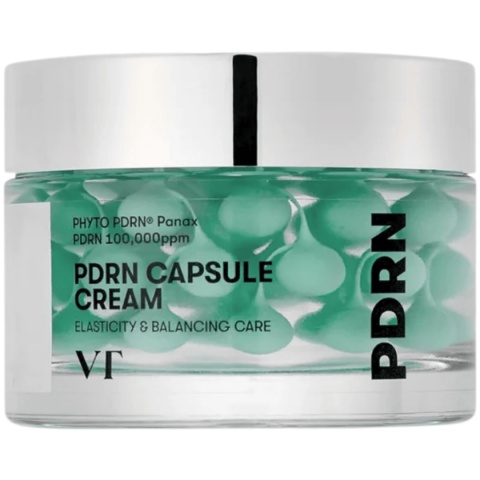 VT COSMETICS - PDRN Capsule Cream 100, 50 ml - regenerująco-nawilżający kapsułkowy krem do twarzy