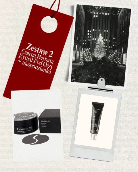 Zestaw 2 - Czarna Herbata - rytuał pod oczy