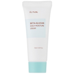 iUNIK - Beta-Glucan Daily Moisture Cream Mini, 15 ml - nawilżający krem do twarzy w wersji mini